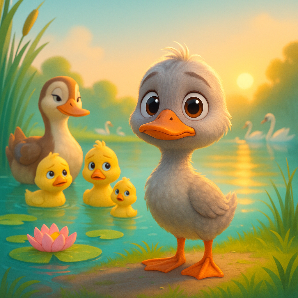 Illustration for THE UGLY DUCKLING